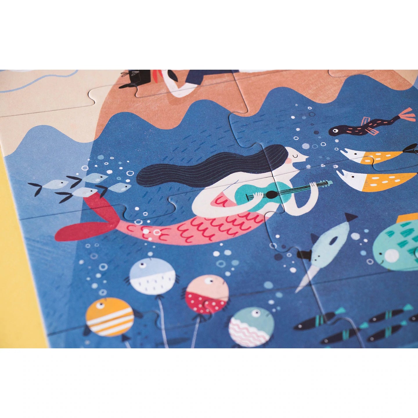 This playful and educational puzzle is sure to entertain your kids (and you!) as you set sail on the high seas.