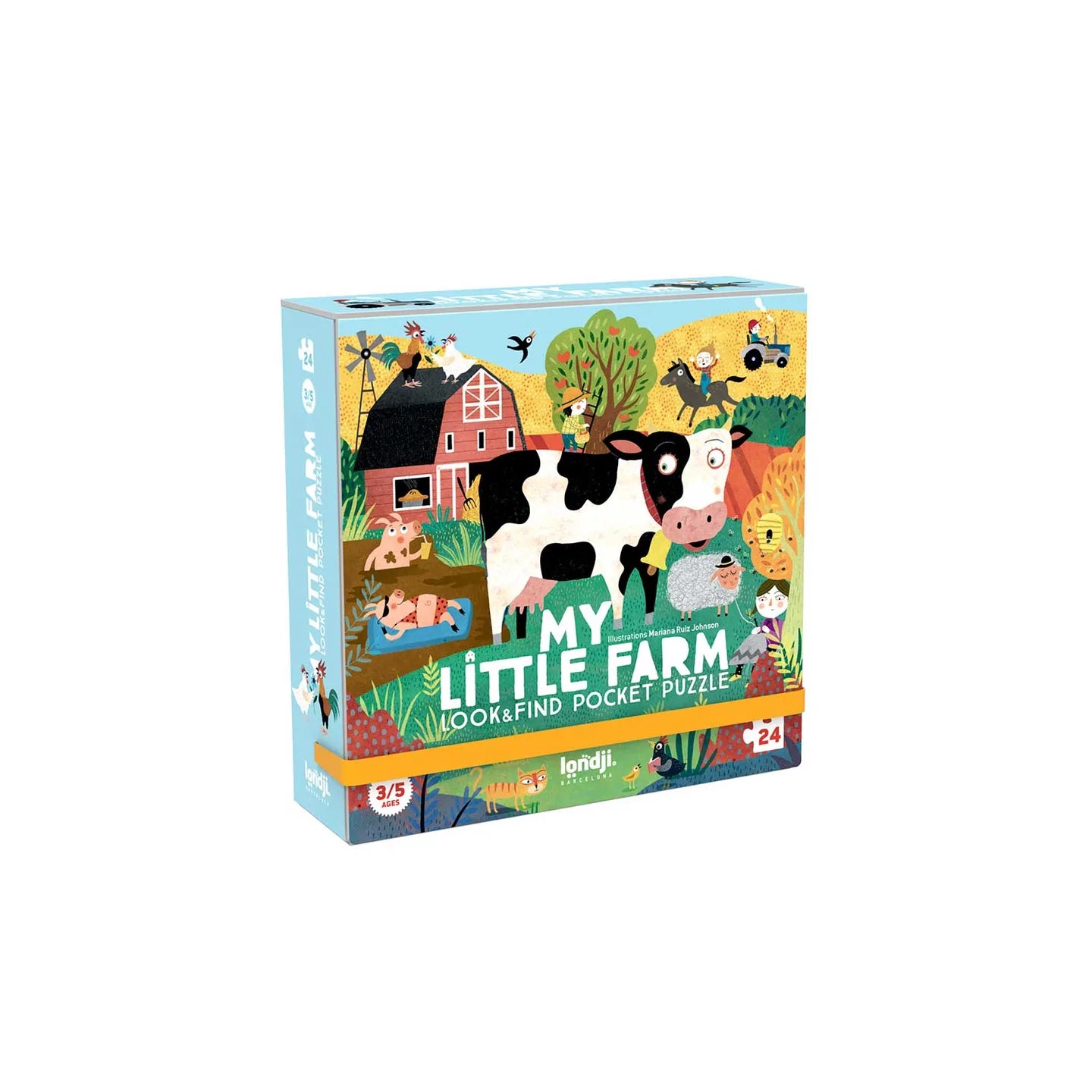 londji pocket puzzles little farm