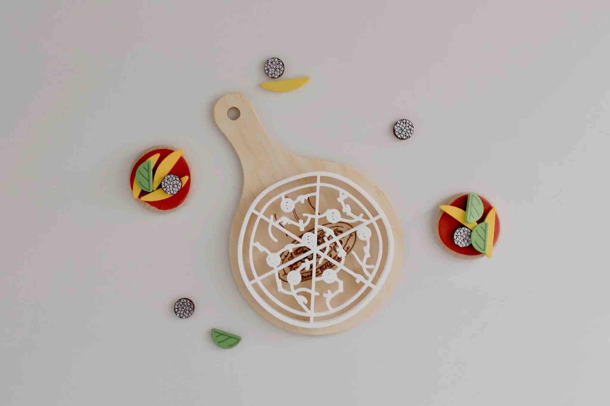 Beadie Bug Play - Wooden Pizza Paddle