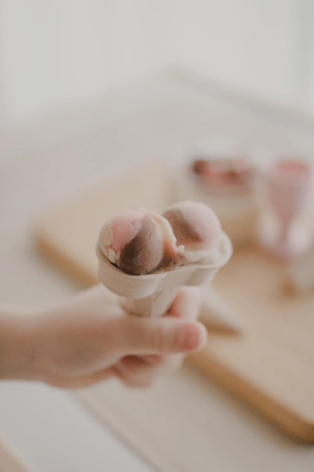 Beadie Bug Play Icecream Shop – Single Scoop Kit (Mint Sundae Cup)