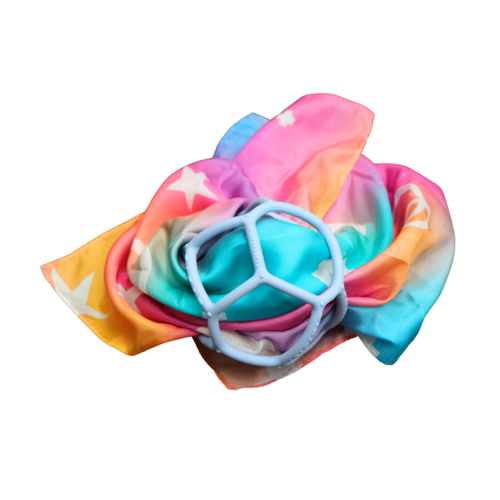Play Silk And Sensory Ball Set - Soft Blue