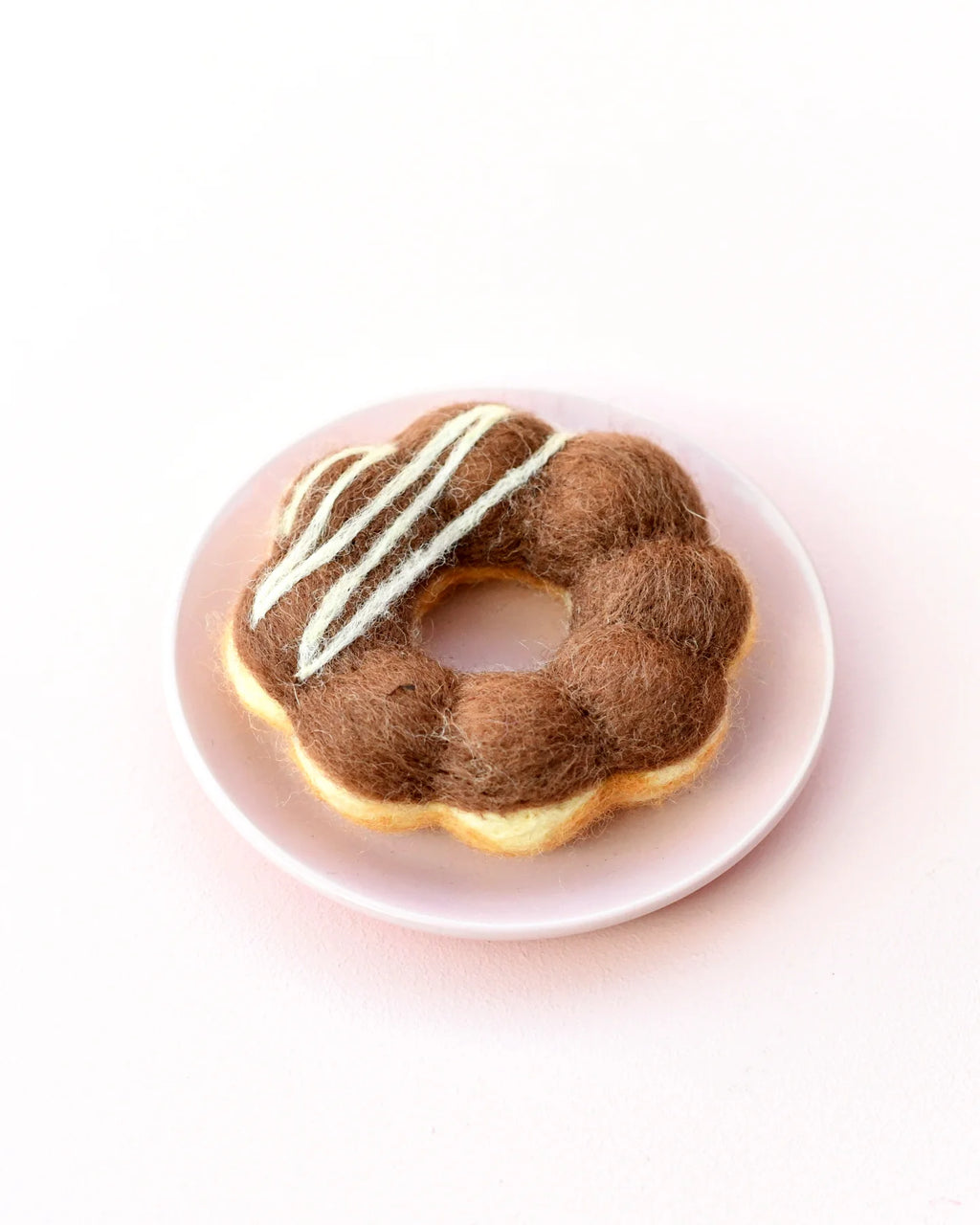 Tara Treasures - Felt Chocolate Pon De Ring Mochi Donut
