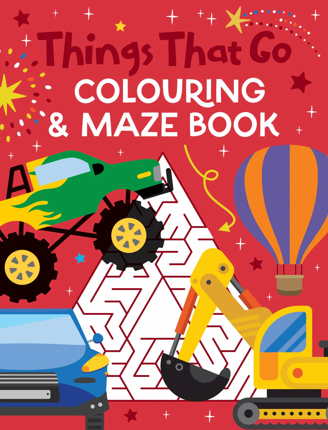 Book | Colouring and Mazes - Things That Go