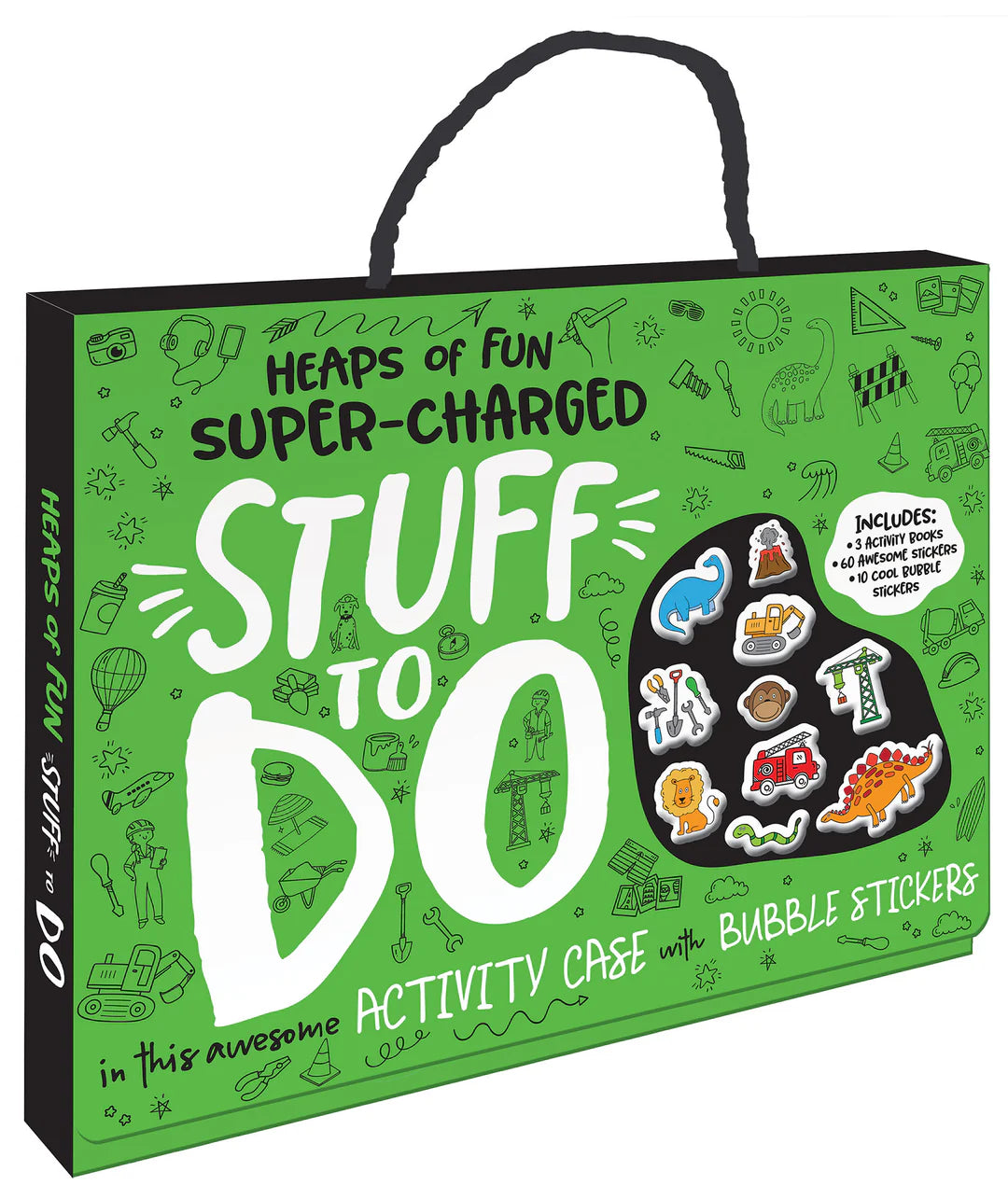 Book | Heaps of Fun Super-Charged Stuff to Do - Bubble Sticker Activity Case