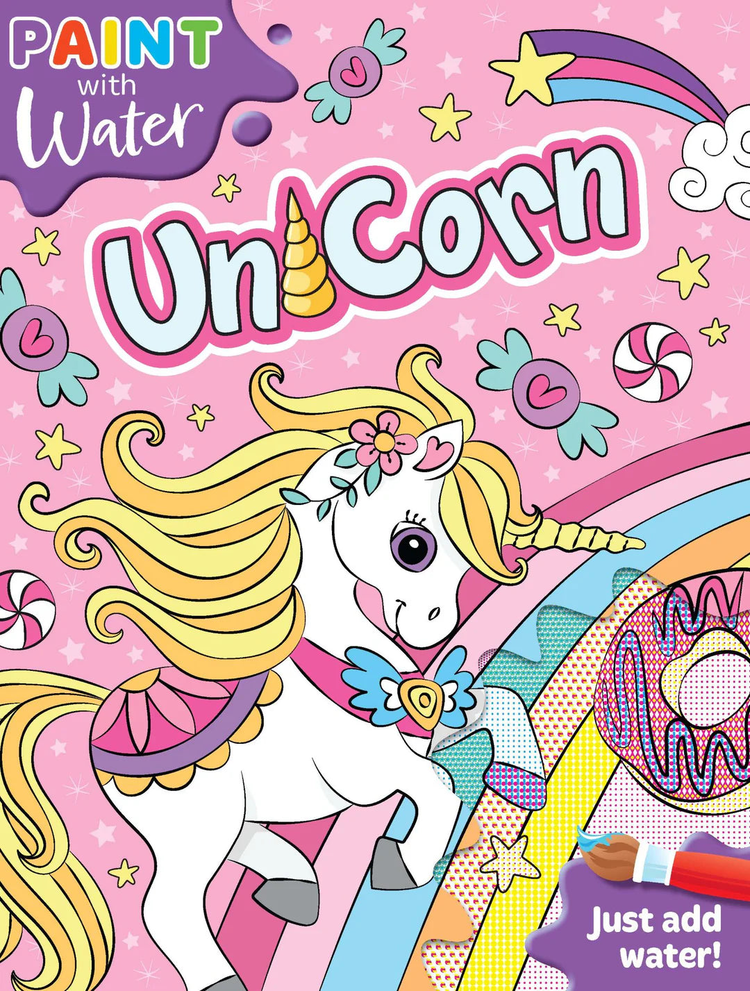 Book | Paint with Water - Unicorn