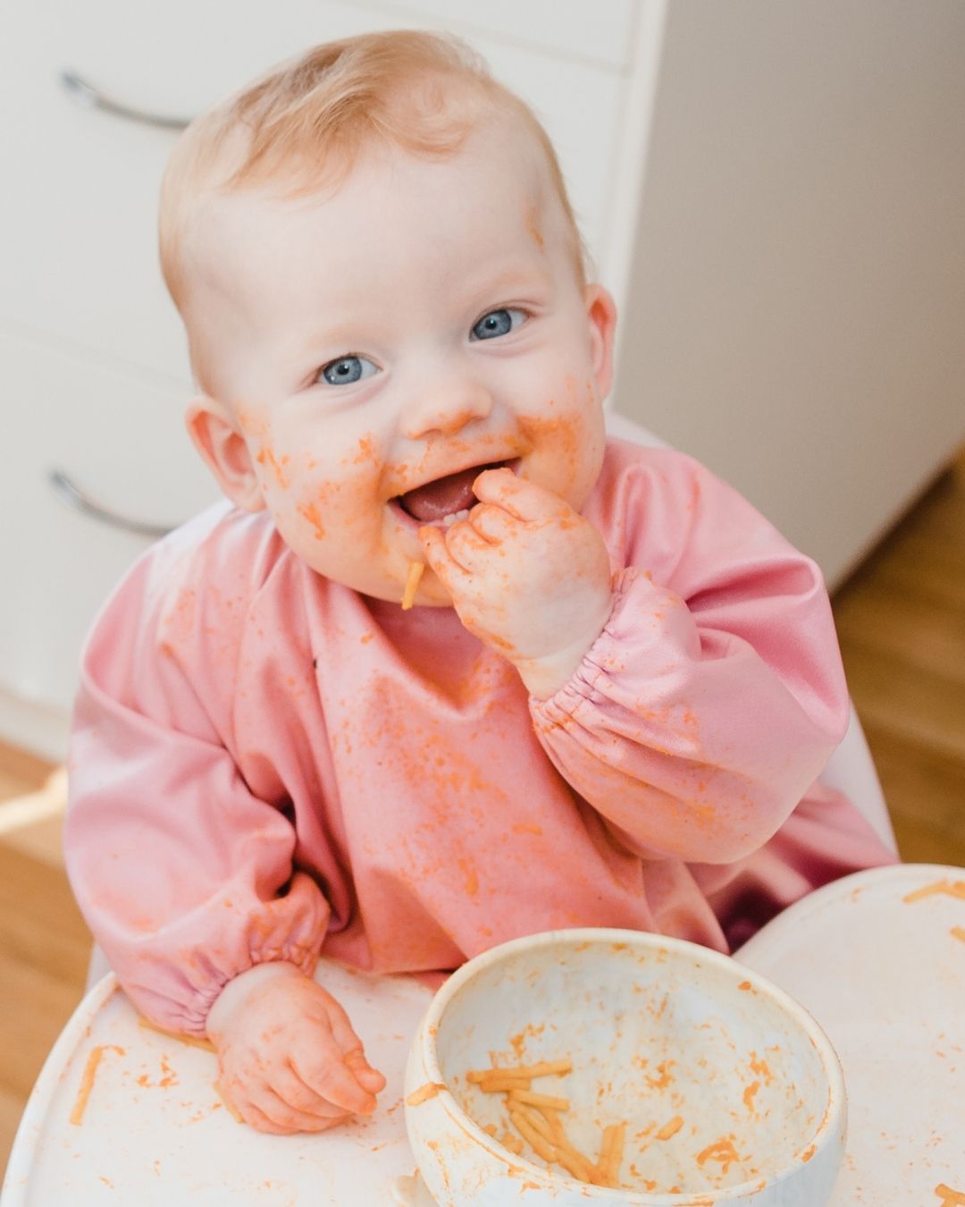 Little Chomps - Messy Mealtime (Starter) Smock: 0-8+mths