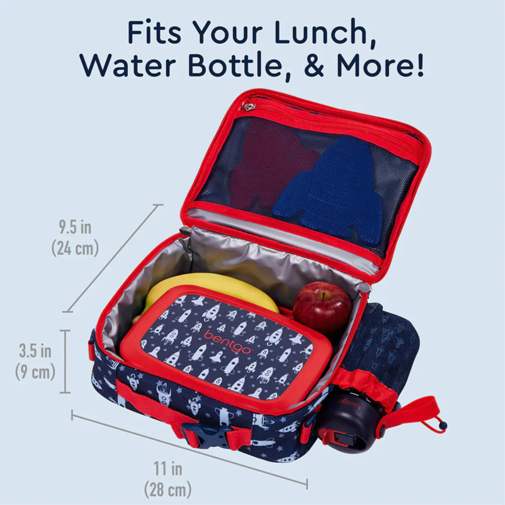 Bentgo Kids Print Lunch Bag - Space Rockets