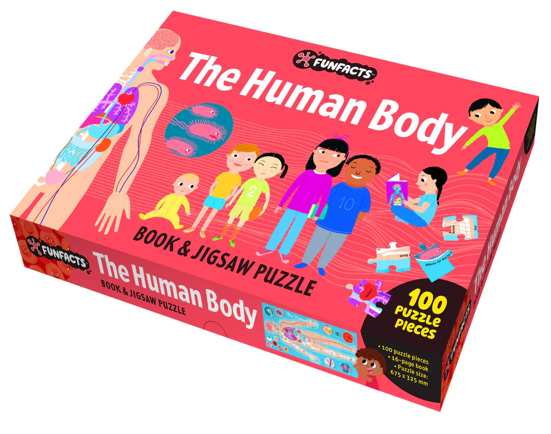 Book | FunFacts - Book & Jigsaw - The Human Body