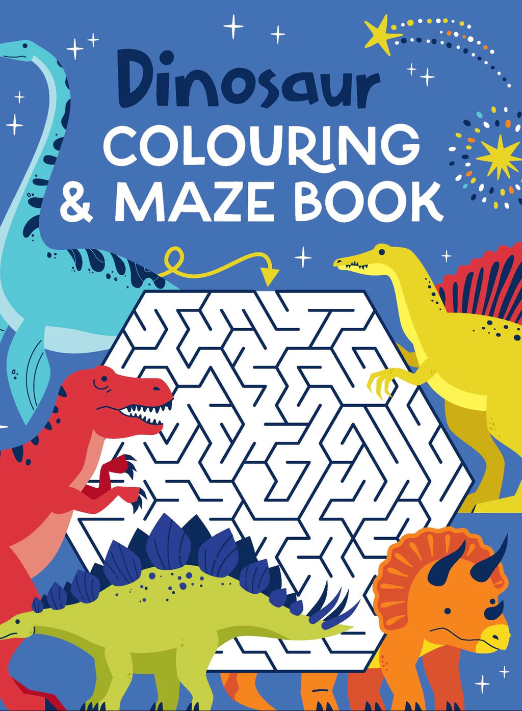 Book | Colouring and Mazes - Dinosaurs
