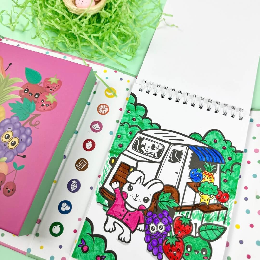 Tiger Tribe - Scented Colouring - Fruity Cutie
