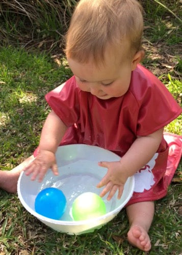 Little Chomps - Short Sleeve Messy Mealtime (Toddler) Smock: 8mths to 4+yrs