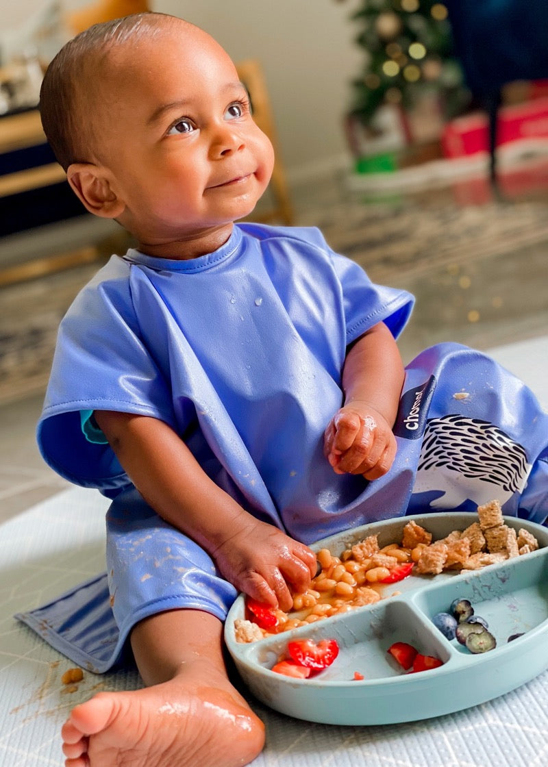 Little Chomps - Short Sleeve Messy Mealtime (Toddler) Smock: 8mths to 4+yrs