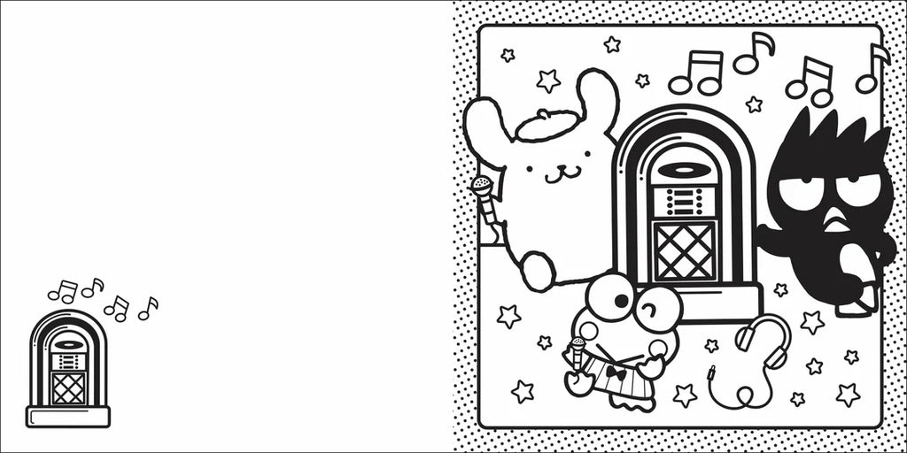 Book | Hello Kitty and Friends - Hello, K-Pop! Cosy Colouring Book
