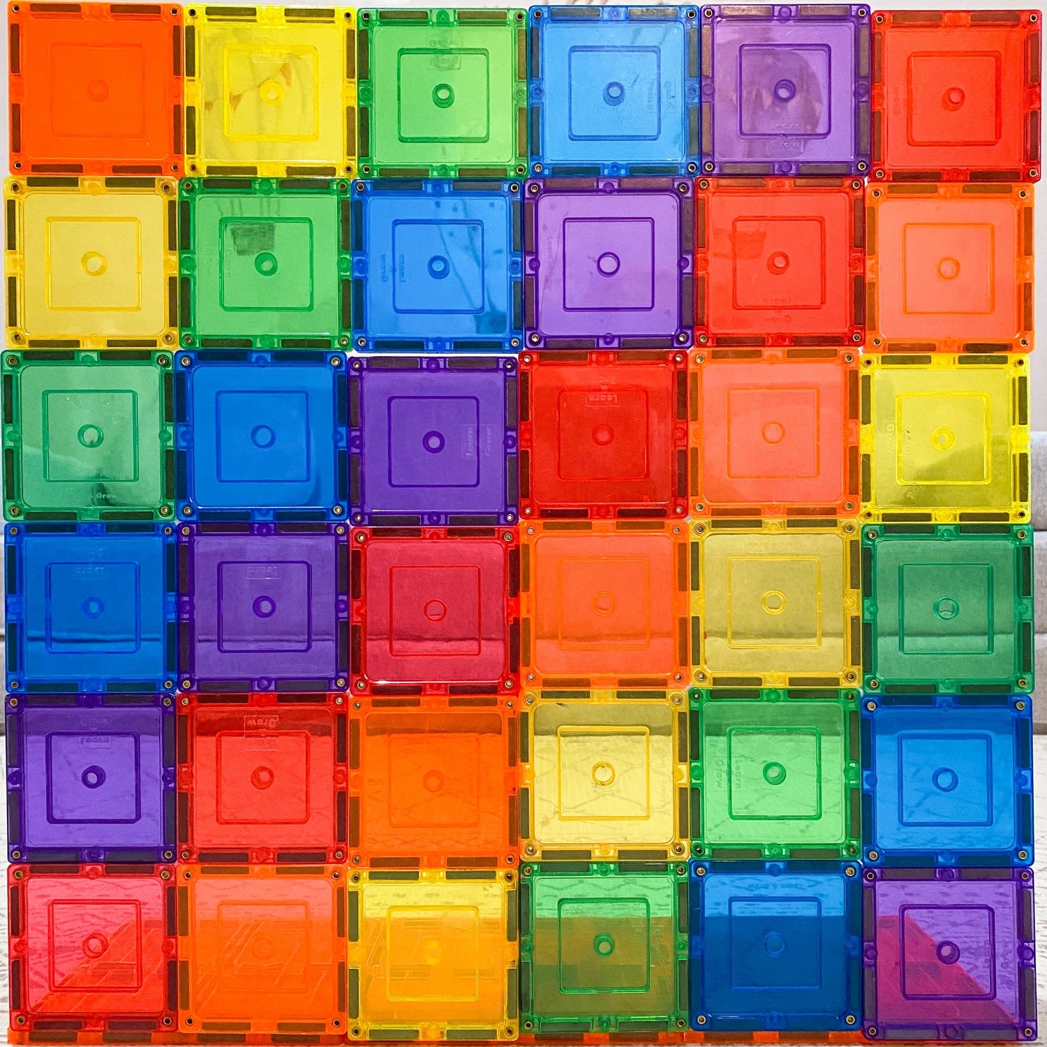 Tile Tek - 36 Piece Square Tiles