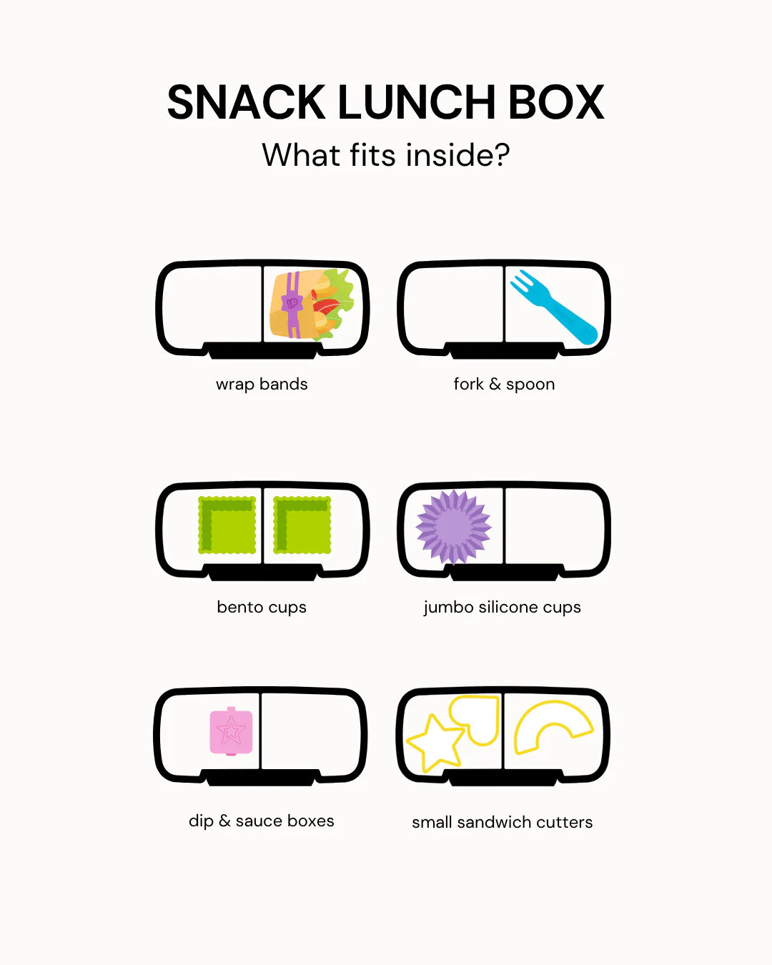 MontiiCo - Snack Lunch Box