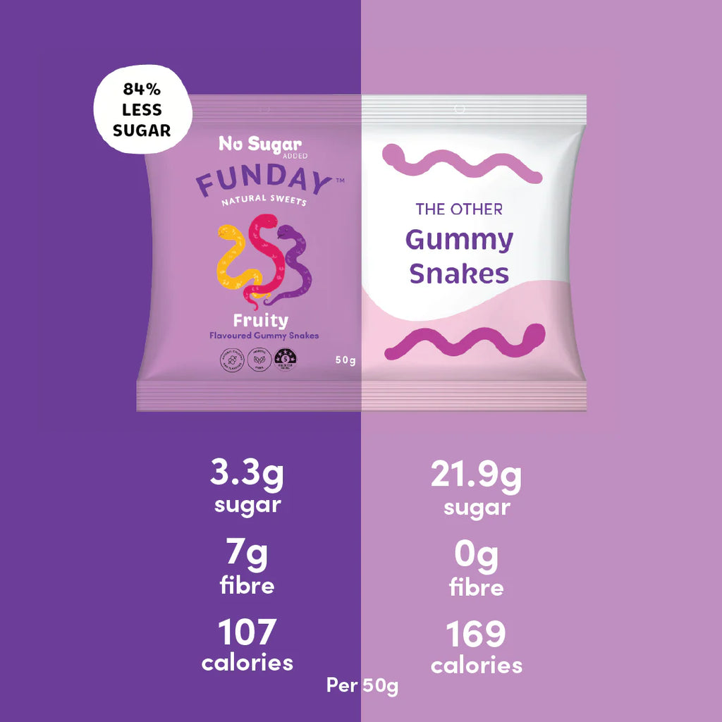 FUNDAY Sweets - Fruity Gummy Snake 50g