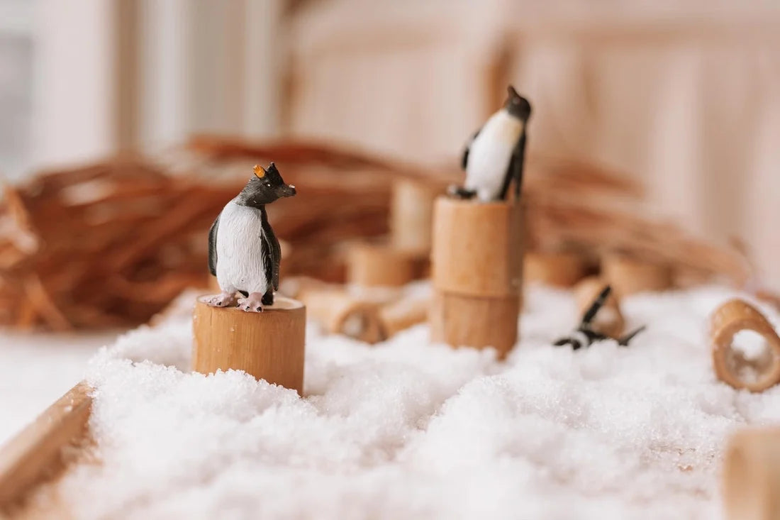 The Saltwater Collective - Snowflakes - White Instant Snow Sensory Base