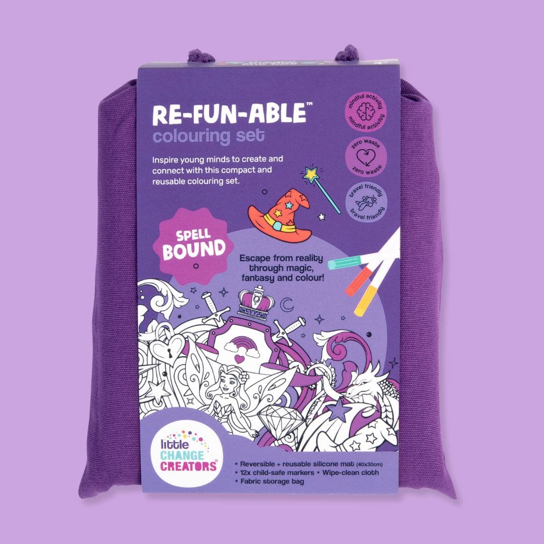 Little Change Creators - LARGE Reusable Silicone Colouring Set - Spellbound