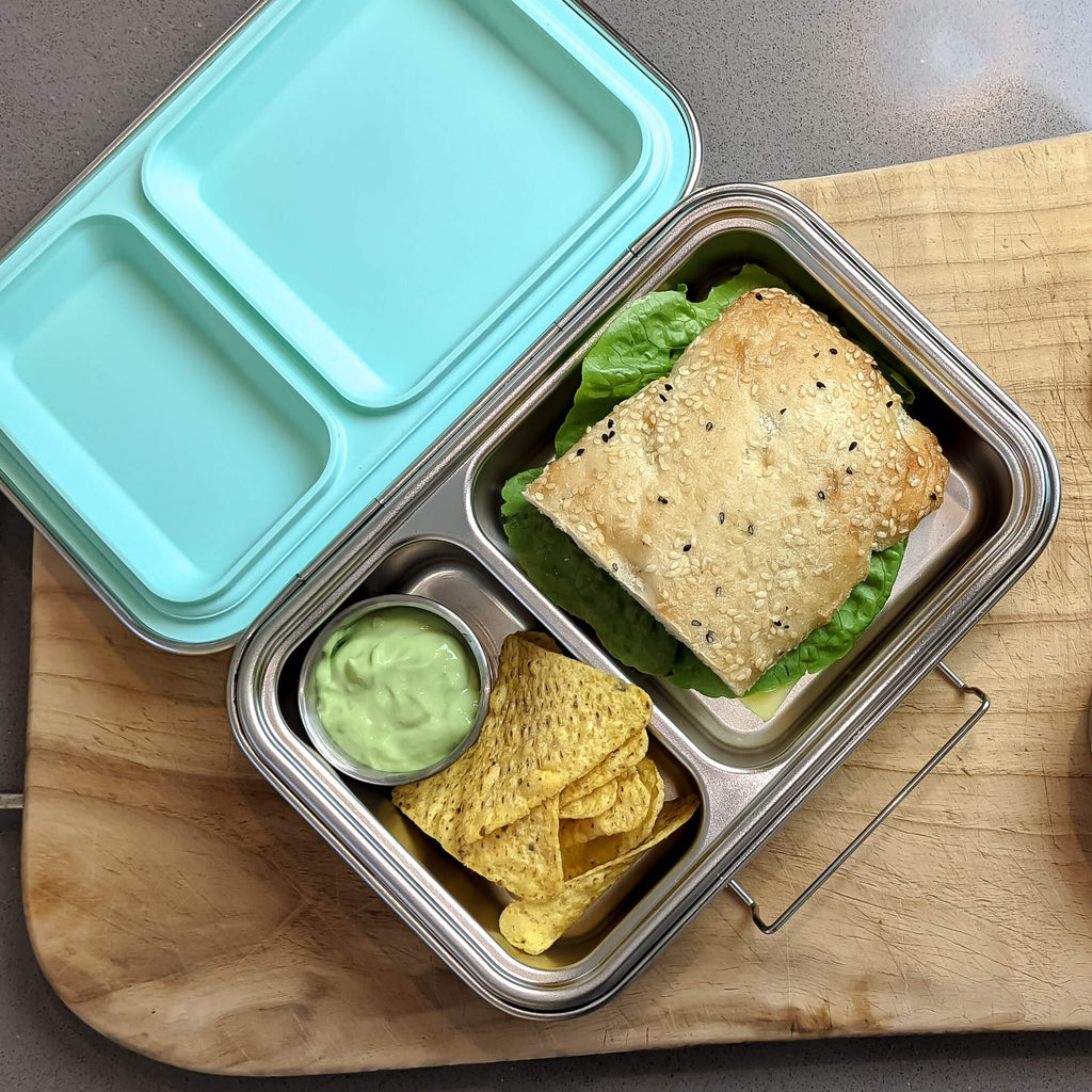 Ecococoon Bento Box 2 Stainless Steel - Leak Proof - Mint
