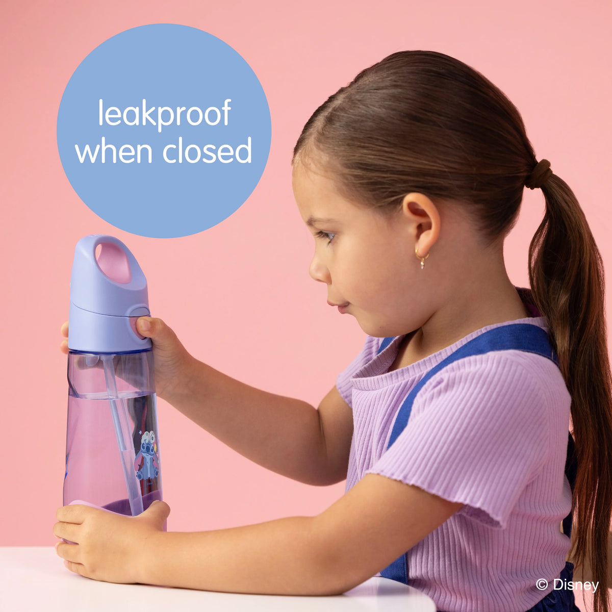 600mL Tritan Drink Bottle - Disney Stitch