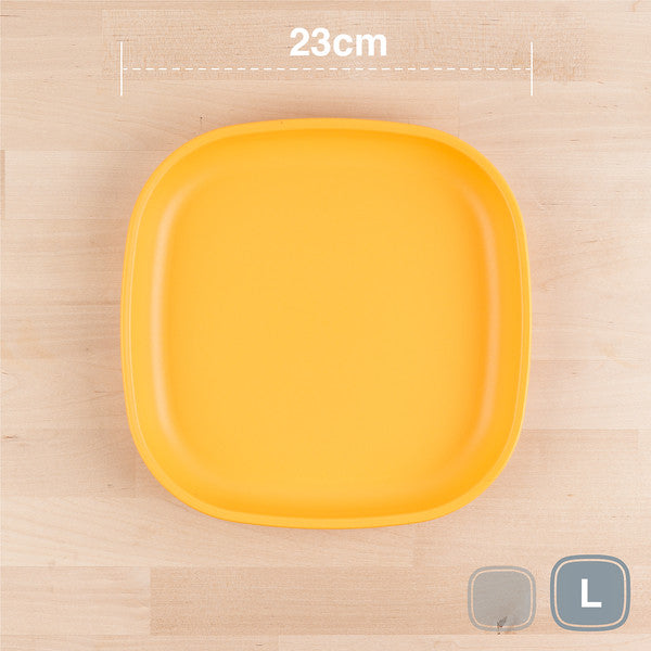 Re-Play Large Flat Plate - Sunny Yellow