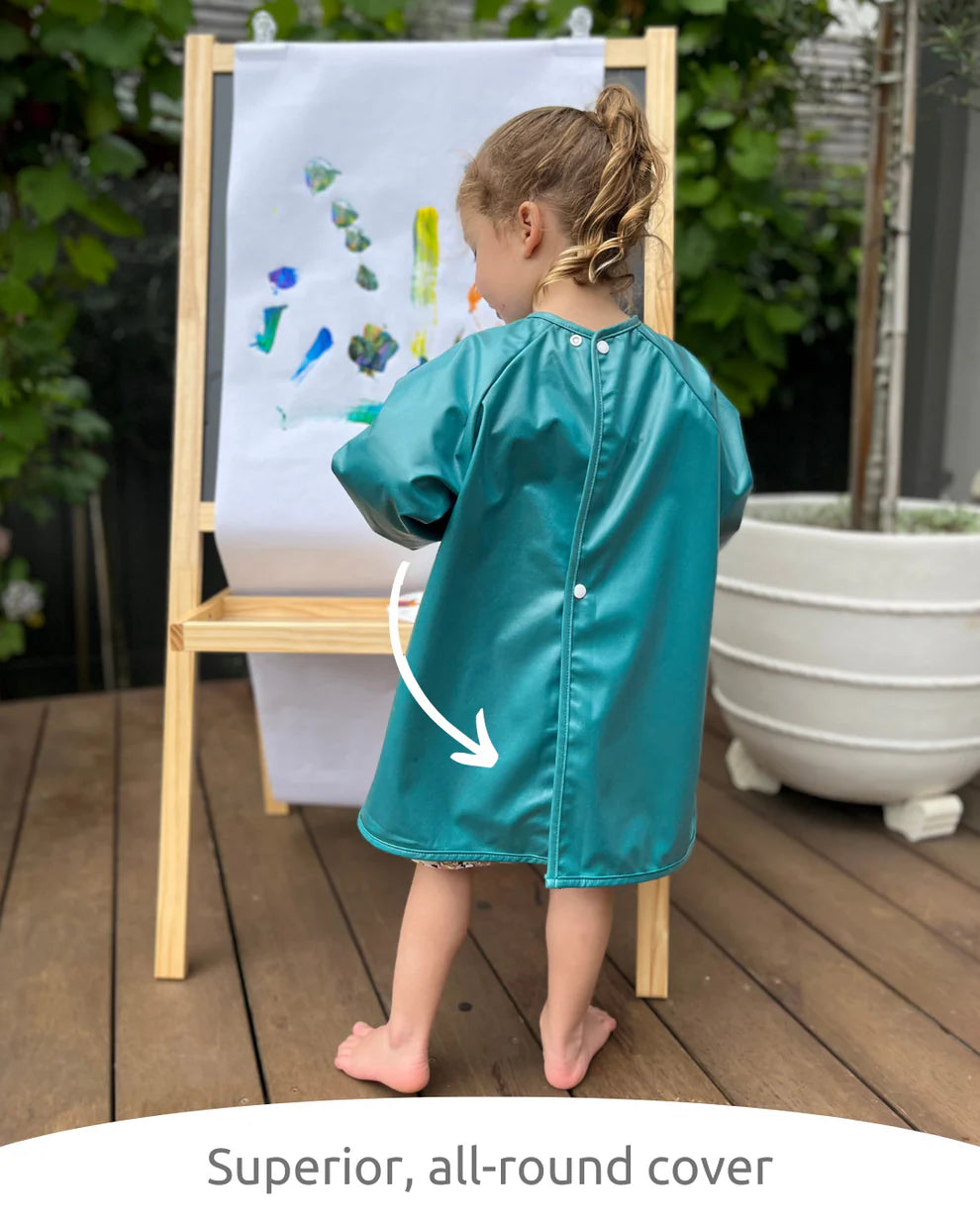 Little Chomps - Messy Mealtime (Preschool) Smock Bib: 2-5yrs