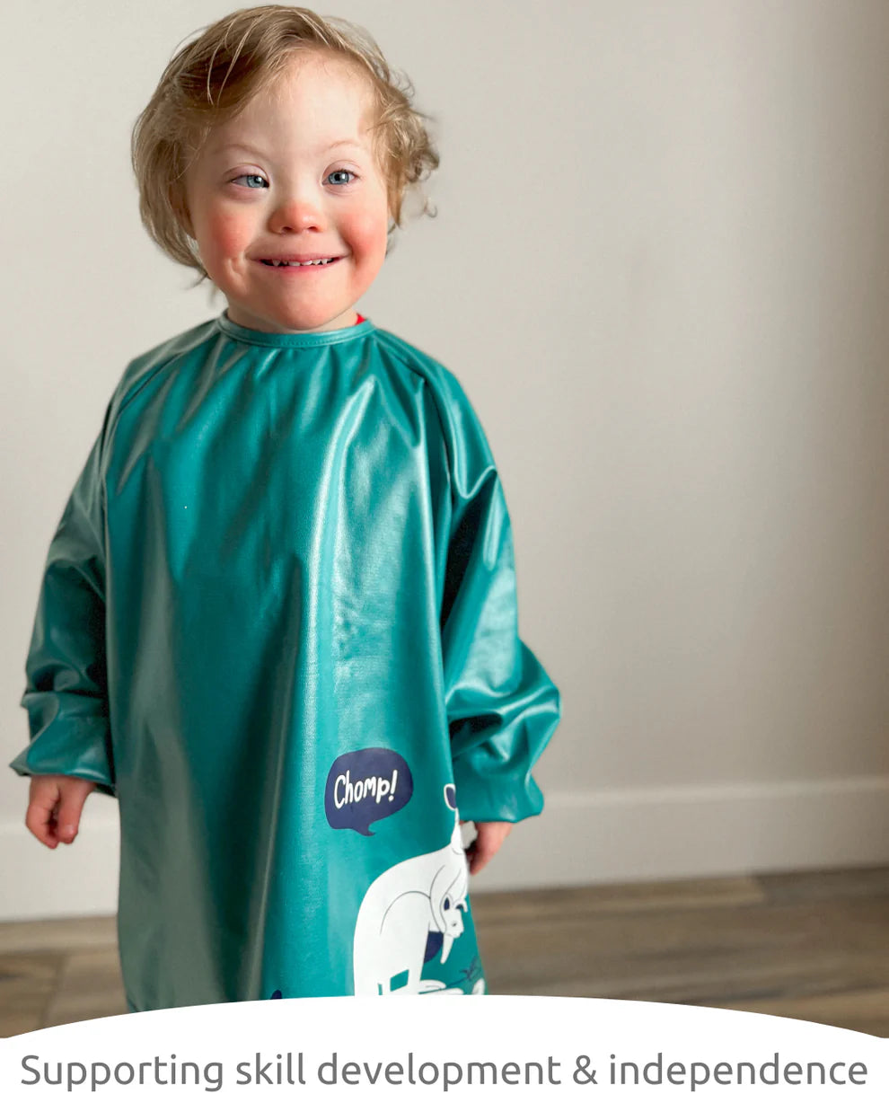 Little Chomps - Messy Mealtime (Preschool) Smock Bib: 2-5yrs