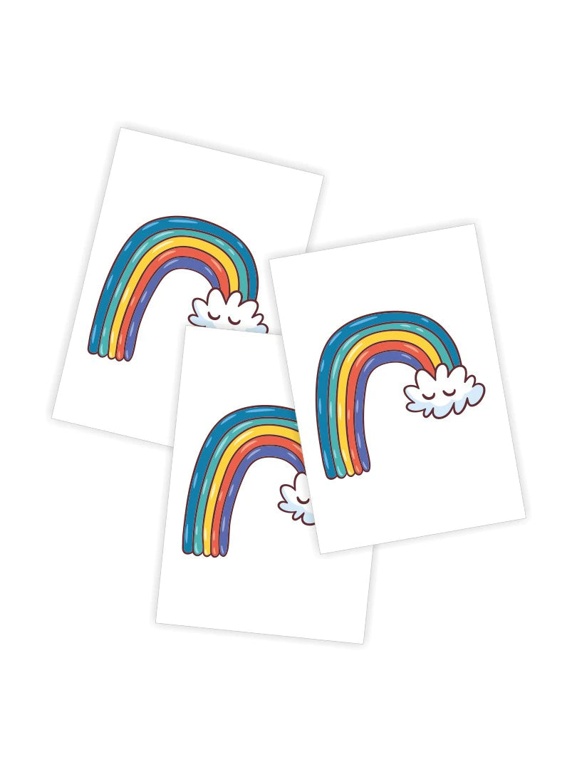 ducky street tattoo temporary kids tattoo great for goodie bags or kids party accessories face painting rainbow