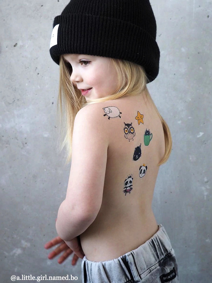 ducky street tattoo temporary kids tattoo great for goodie bags or kids party accessories face painting animal theme