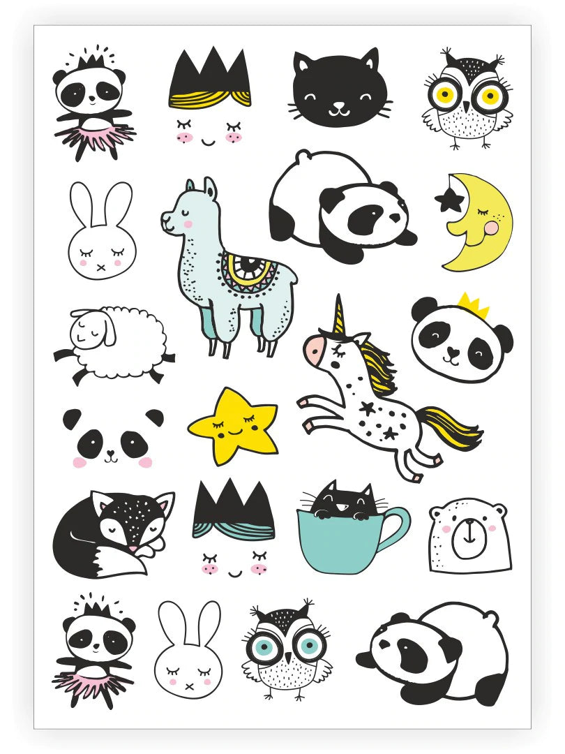ducky street tattoo temporary kids tattoo great for goodie bags or kids party accessories face painting