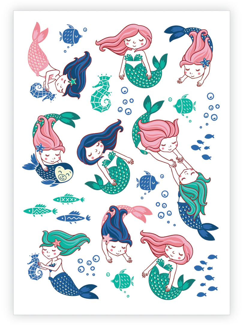 ducky street tattoo temporary kids tattoo great for goodie bags or kids party accessories face painting mermaids