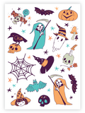 ducky street tattoo temporary kids tattoo great for goodie bags or kids party accessories face painting halloween theme