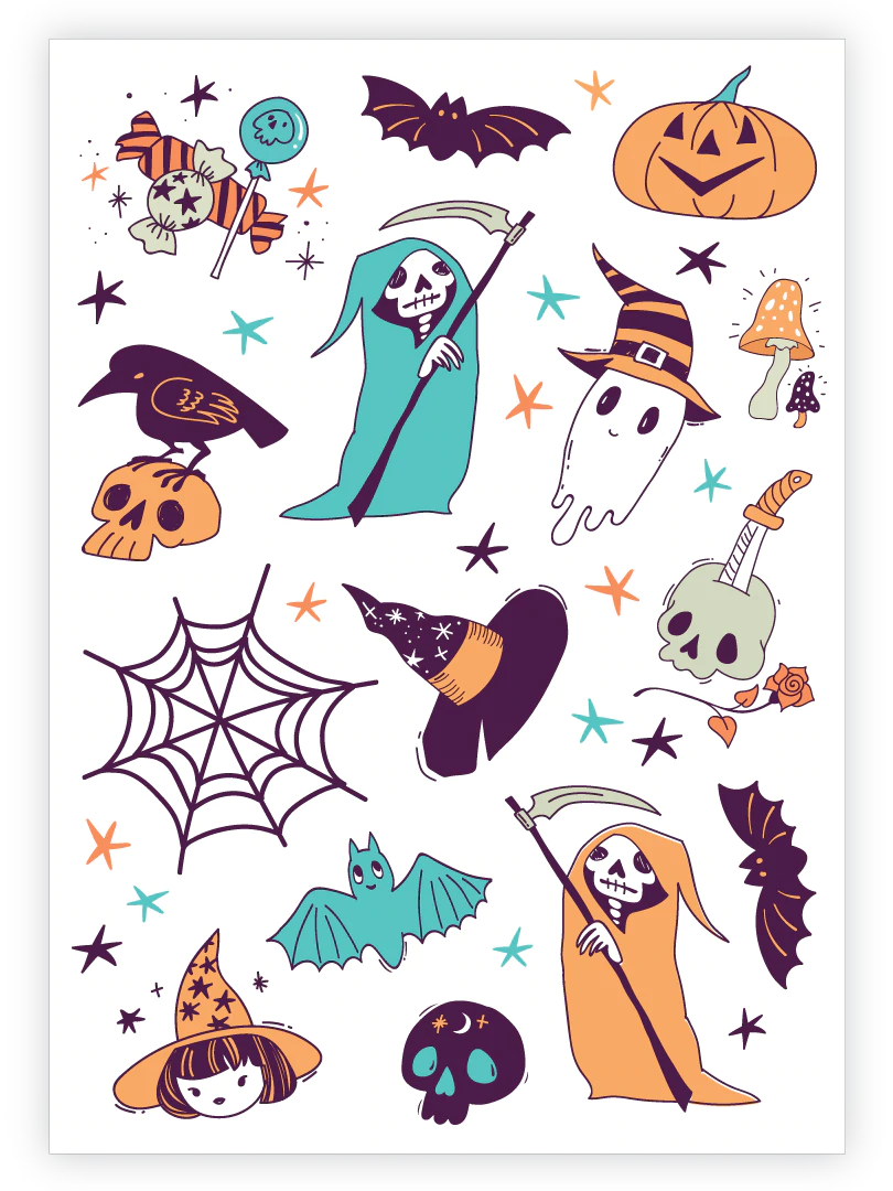 ducky street tattoo temporary kids tattoo great for goodie bags or kids party accessories face painting halloween theme