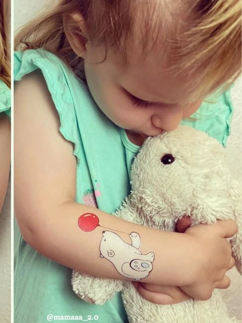 ducky street tattoo temporary kids tattoo great for goodie bags or kids party accessories face painting
