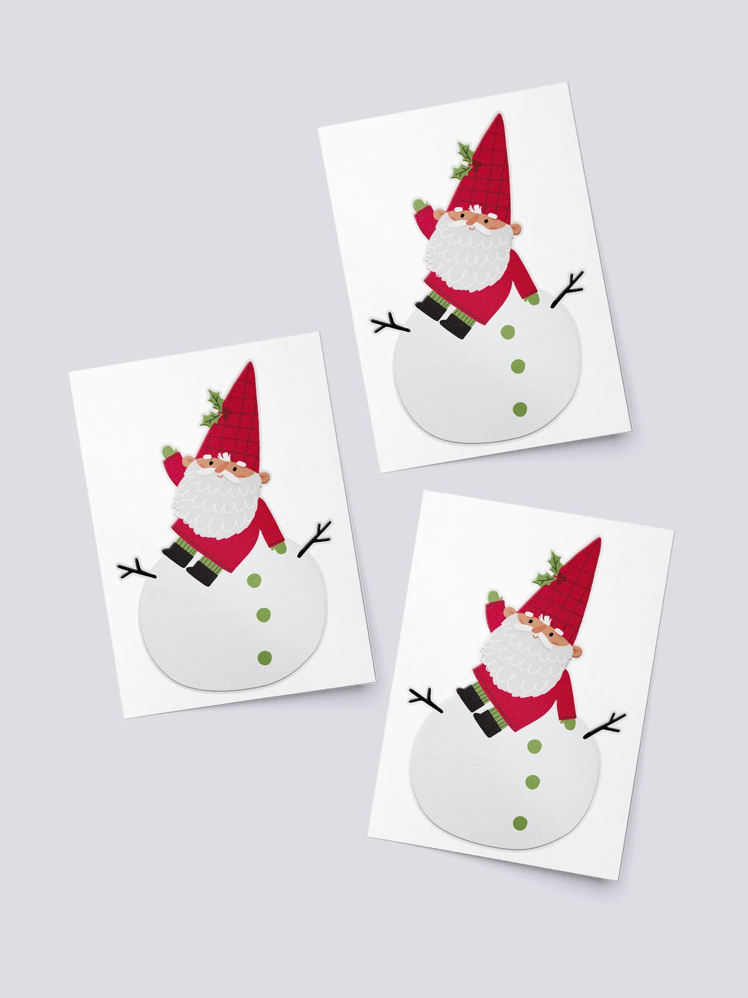 Ducky Street - Snow Gnome Kids temporary tattoo