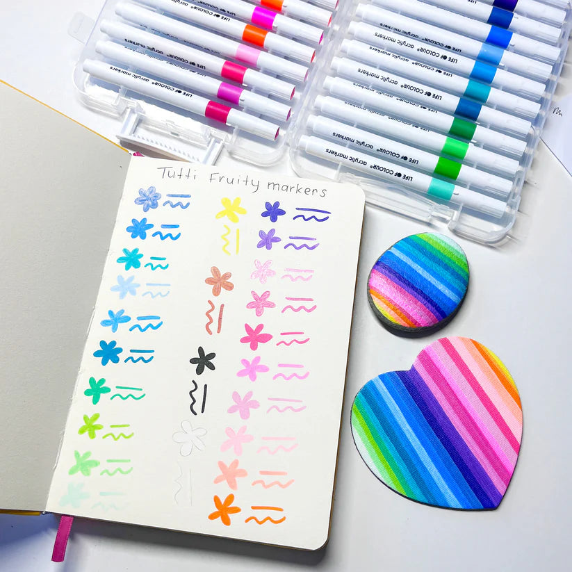 Life of Colour - Acrylic Markers Tutti Fruity - set of 24