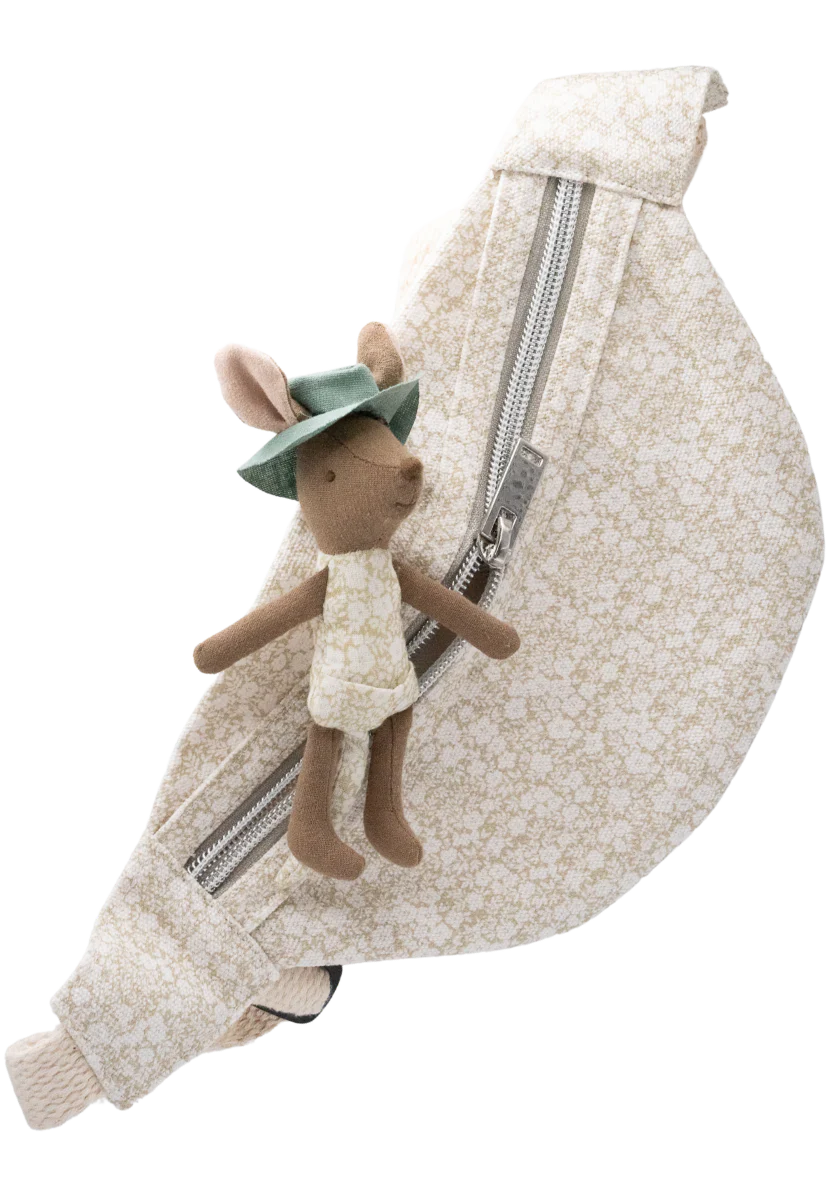 Rugaroo - Sage Floral Rugaroo Pouch Bag | Kids Bum Bag