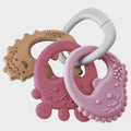 b.box - Trio Teether - Blush Monster