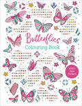 Book | Gem Sticker Colouring Book - Butterflies