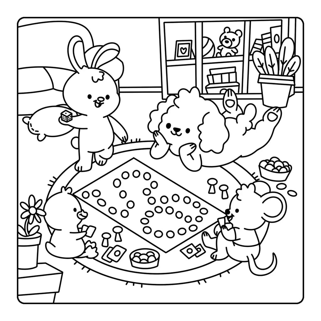 Book | Happy Days - Little Cuties Cosy Colouring