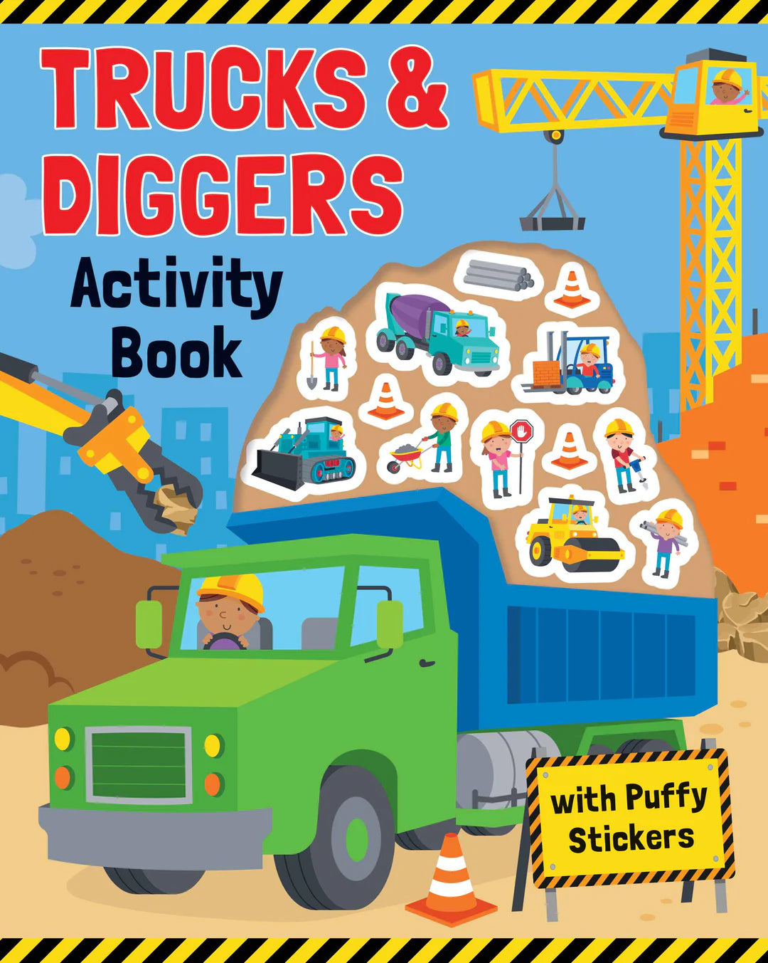 Book | Trucks & Diggers - Puffy Sticker Book