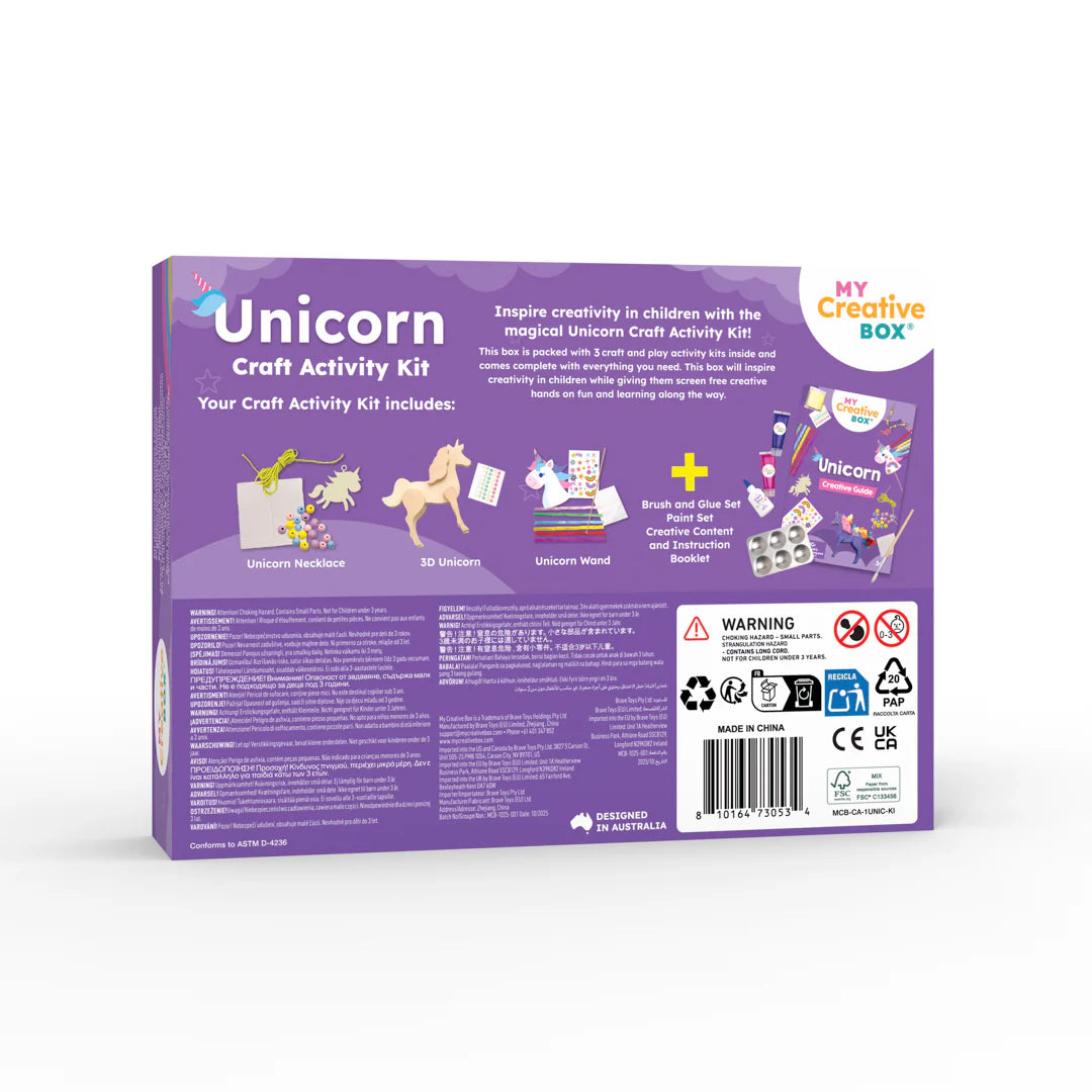 My Creative Box - Unicorn and Fairy Craft Mini Activity Box