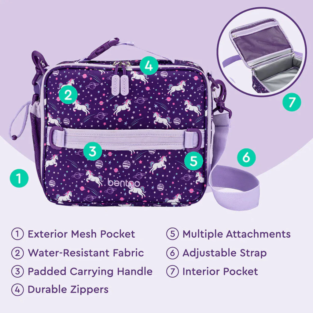 Bentgo Kids Print Lunch Bag - Unicorns