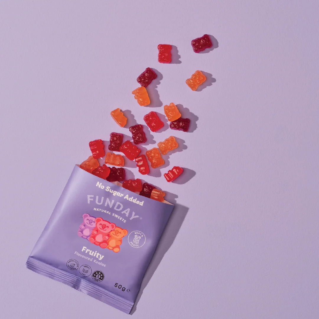 FUNDAY Sweets - Fruity Flavoured Gummy Koalas 50g
