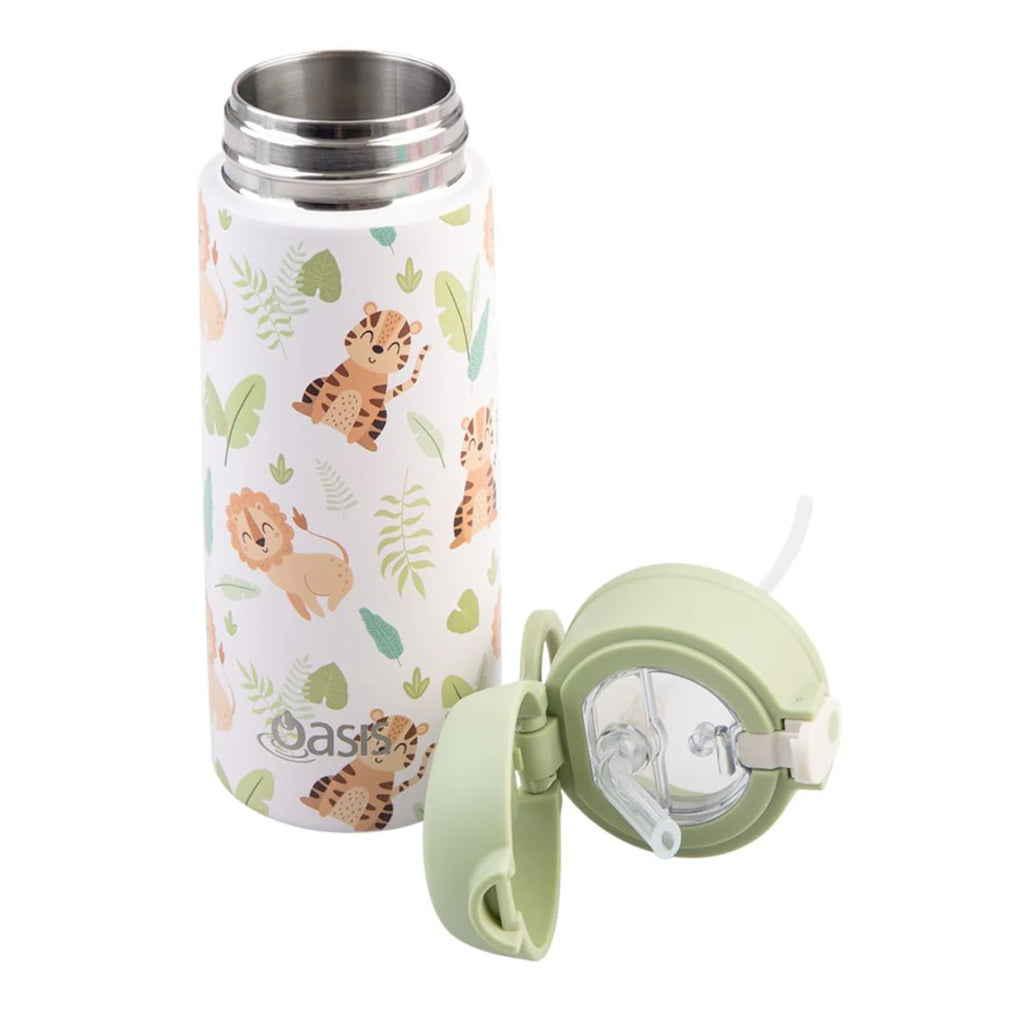 Oasis - Kids Insulated Drink Bottle with Sipper Straw - 550ml