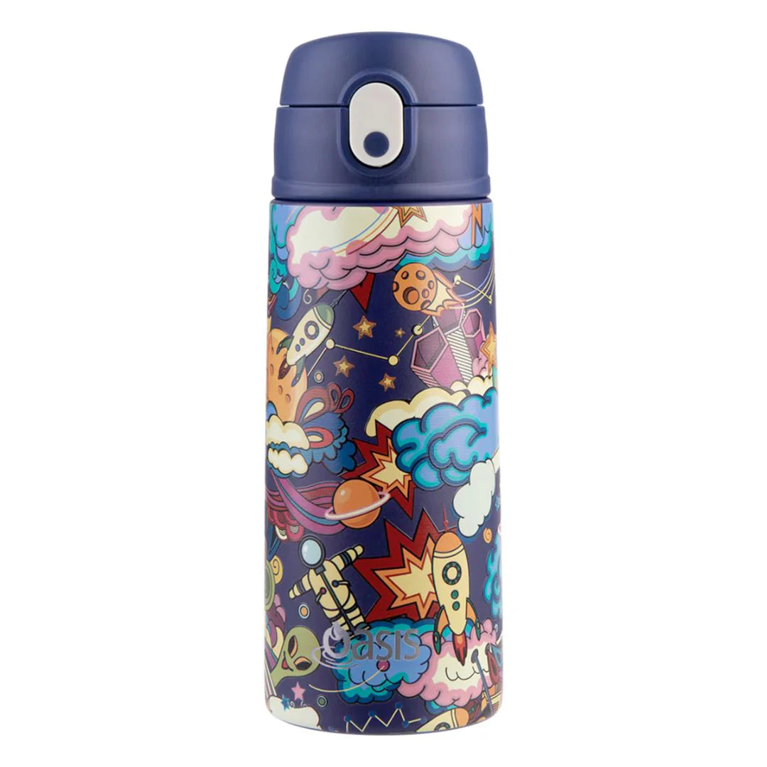 Oasis - Kids Insulated Drink Bottle with Sipper Straw - 550ml