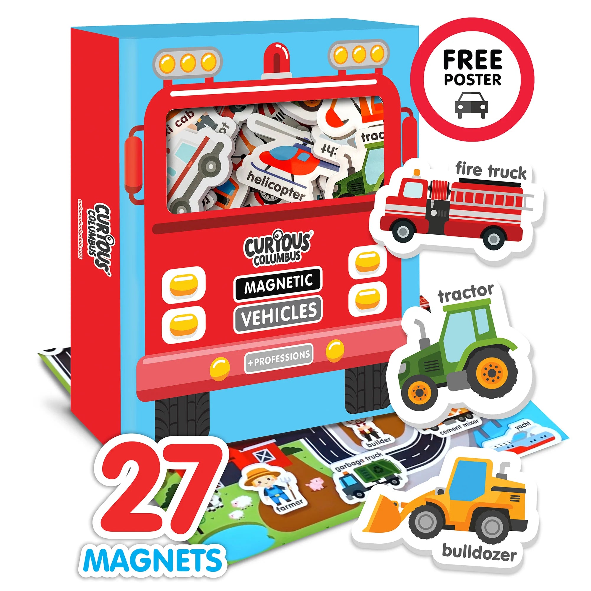 Curious Columbus - Magnetic Vehicles and Professions