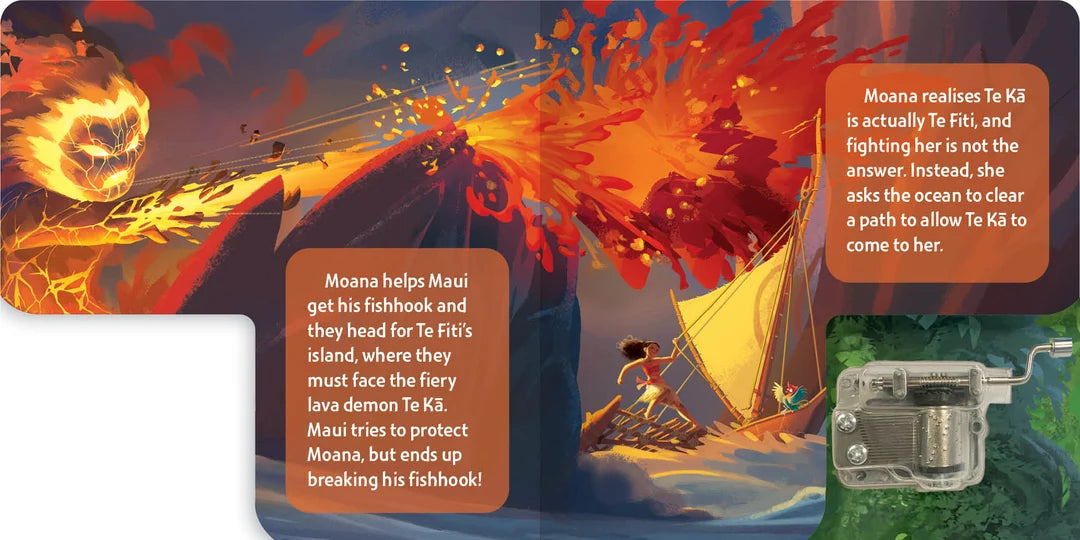 Book | Disney Moana - Wind-Up Music Box Book