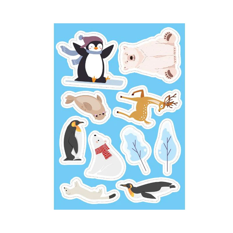 Sassi Stickers and Activities Book - World of Ice