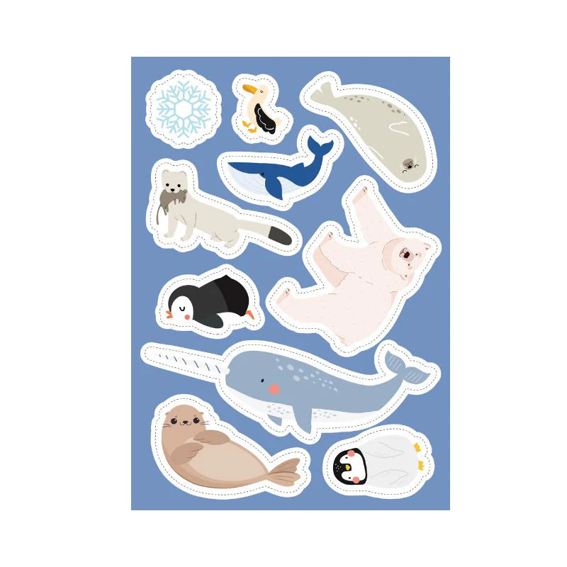 Sassi Stickers and Activities Book - World of Ice